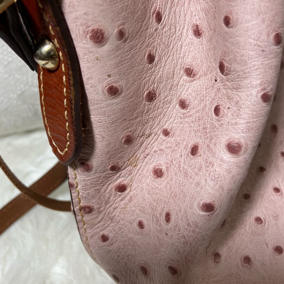Dooney and Bourke Ostrich Mini Barlow Crossbody - Picture 4 of 12